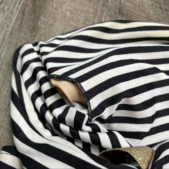 Lolli Retro Stripe One Piece Swimsuit Size Small - Picture 10 of 11